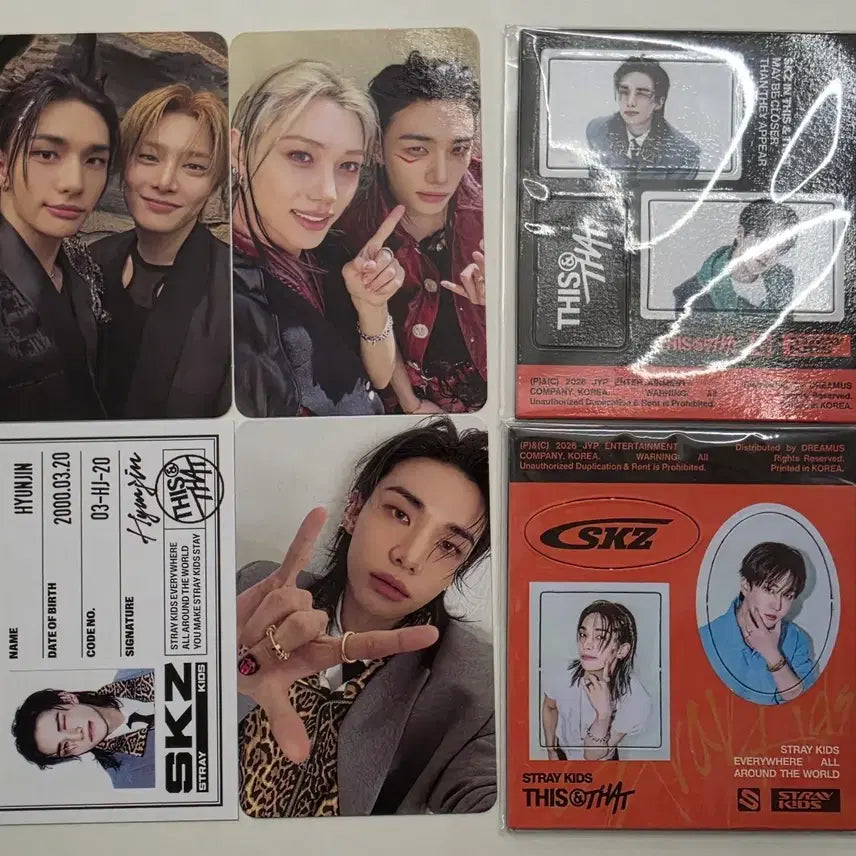 [BUNJANG] Stray Kids SKZ Disc and That Hyunjin Photocard / 스트레이키즈 스키즈 디스앤댓 앨포 현진 황현진 hyunjin skz straykids