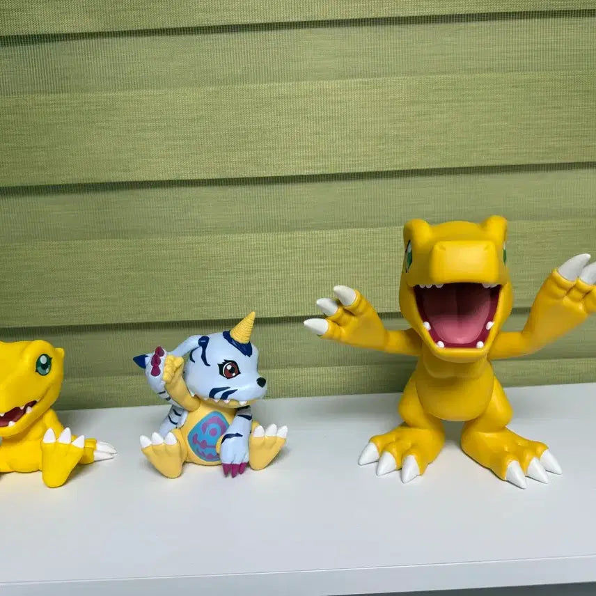 [BUNJANG] Digimon Soft Vinyl Agumon Gabumon 3-Piece Set / 디지몬 소프비( 소프비메이트) 아구몬 파피몬 3종판매