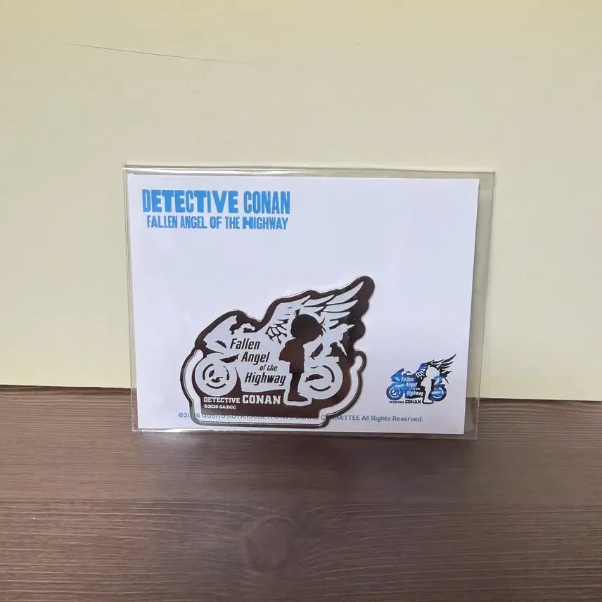 [BUNJANG] Detective Conan Logo Metal Bookmark / 코난 로고 메탈 북마크
