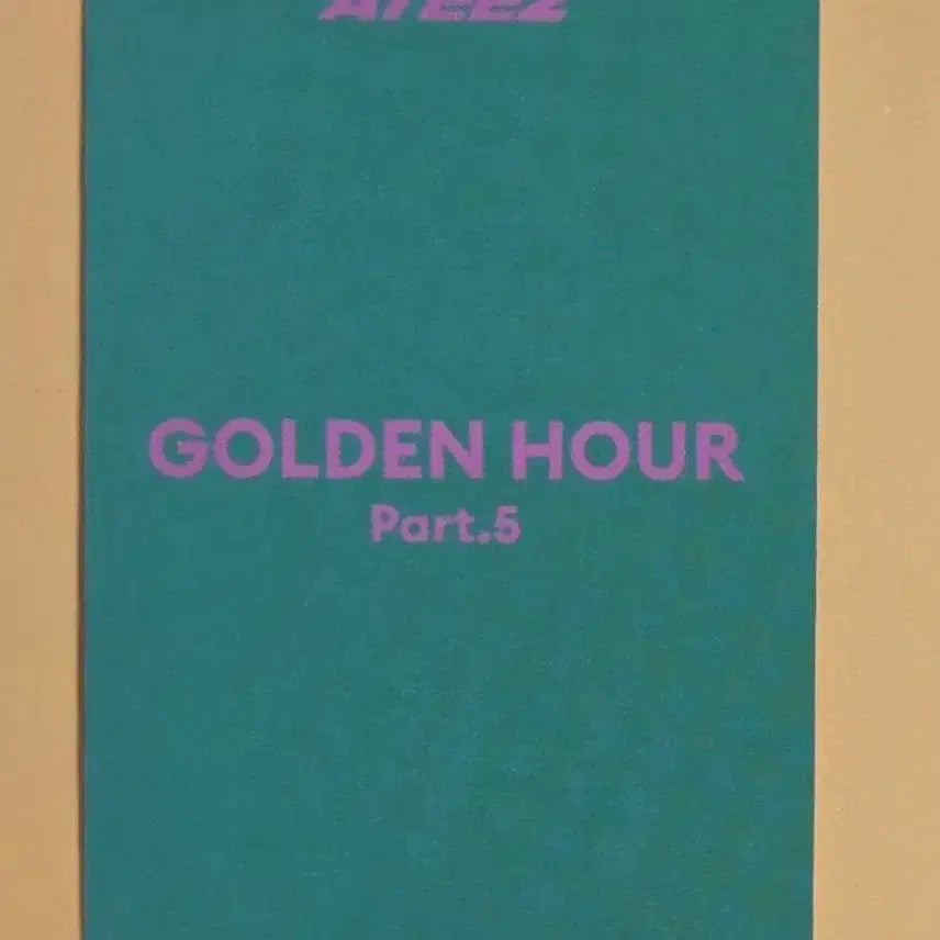 [BUNJANG] ATEEZ Seonghwa Part.5 Yes24 Lucky Draw Photocard / ATEEZ 에이티즈 성화 part.5 yes24 포토카드