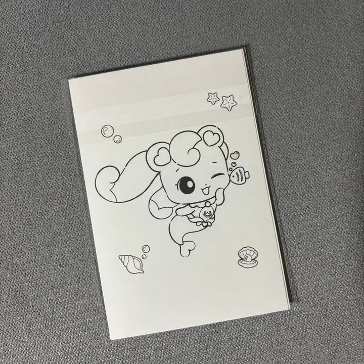 [BUNJANG] Hatchi-Ping: The Legend of the Whale Jewel Coloring Postcard Set (2 Types, 1 Set / Hatchi-Ping &amp; Challa-Ping Ver.) / [영화 굿즈] 사랑의하츄핑 고래보석의전설 컬러링 엽서세트 (2종 1SET / 하츄핑&amp;찰랑핑 ver)