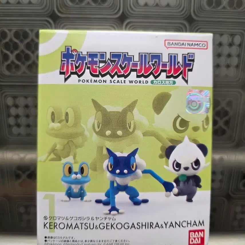 [BUNJANG] Pokemon Scale World Kalos Region Froakie, Frogadier, Greninja Figure Set / 포켓몬스터 포켓몬 스케일 월드  개구마르 개굴반장 판짱 피규어