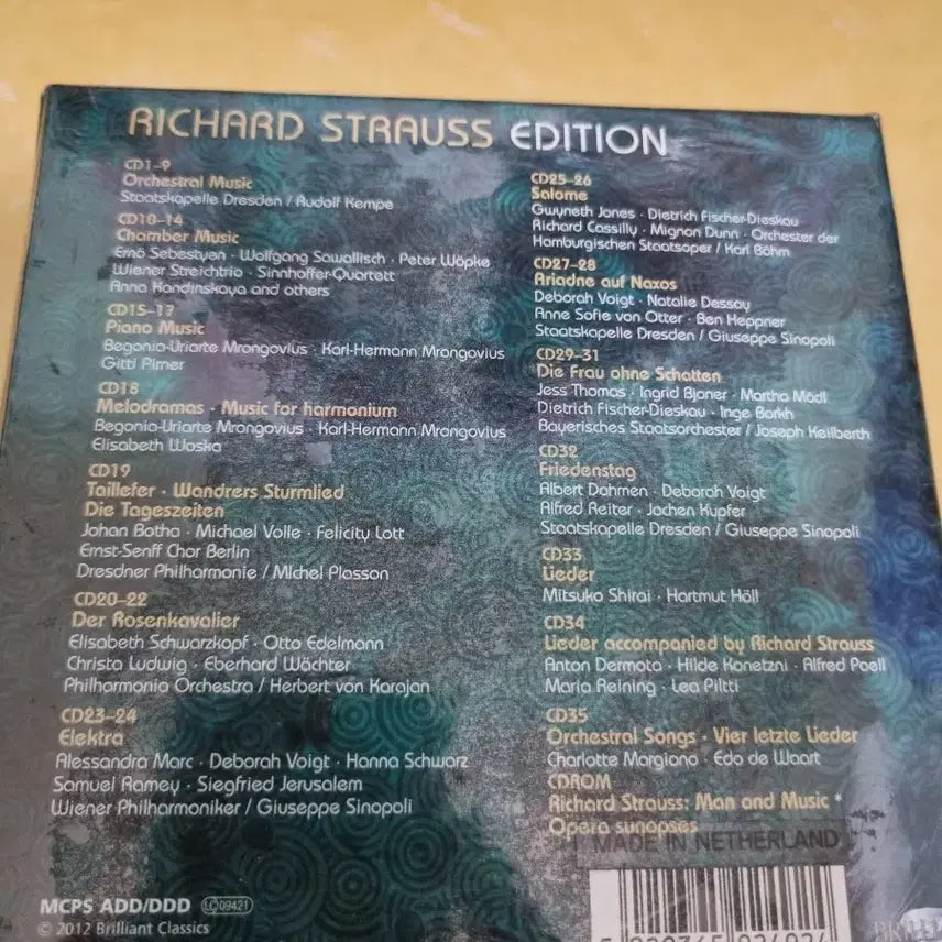 [BUNJANG] Richard Strauss Edition 35CD + CD-ROM Set / 리하르트 슈트라우스 에디션 미개봉 풀박스