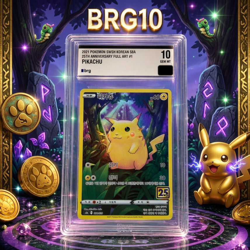 [BUNJANG] Pokemon Card 25th Anniversary Pikachu "Fat Pikachu" Korean Version BRG10 / 포켓몬카드 brg10 25주년 피카츄 뚱카츄 (한판) 한글판