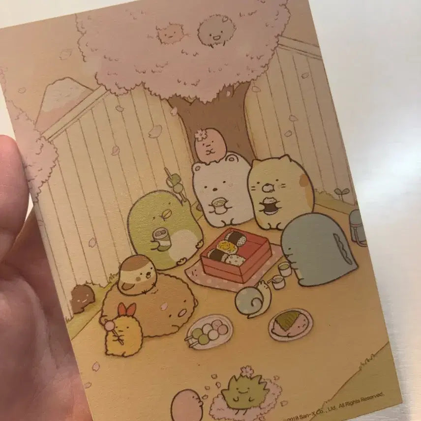 [BUNJANG] Sanrio Sumikko Gurashi Folding Photocard Anime Goods / 산리오 스미코구라시 접이식 포토카드 애니굿즈 애니포카
