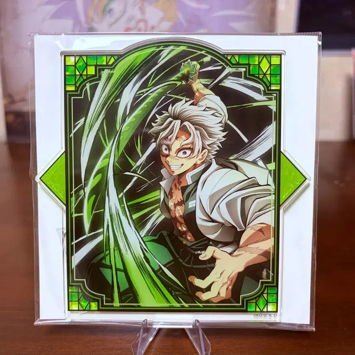 [BUNJANG] Demon Slayer Sanemi Shinazugawa Concentrated Breathing Acrylic Stand (Sealed) / 미개봉-귀멸의칼날 사네미 전집중전 마스코트 아크릴 스탠드