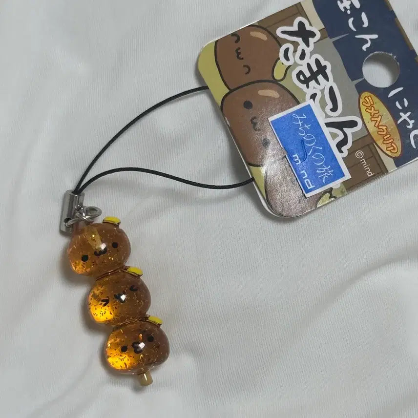 [BUNJANG] Tamago Dango Clear Keyring / 고전 타마고 당고 투명 키링