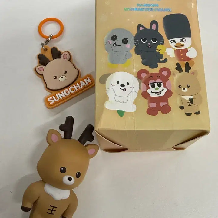 [BUNJANG] RIIZE Sungchan Uracle Night Figure &amp; Japan Gacha Keyring Bundle Set / 라이즈 성찬 우락밤 피규어 단순 개봉 일본 가챠 키링 일괄 양도