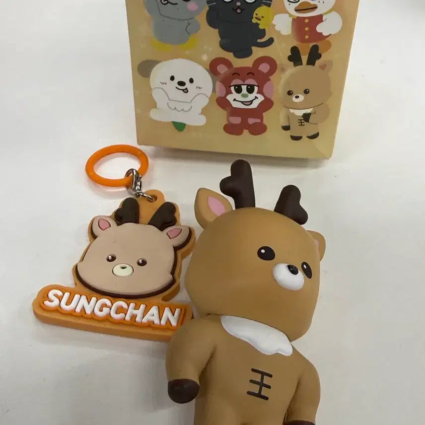 [BUNJANG] RIIZE Sungchan Uracle Night Figure &amp; Japan Gacha Keyring Bundle Set / 라이즈 성찬 우락밤 피규어 단순 개봉 일본 가챠 키링 일괄 양도