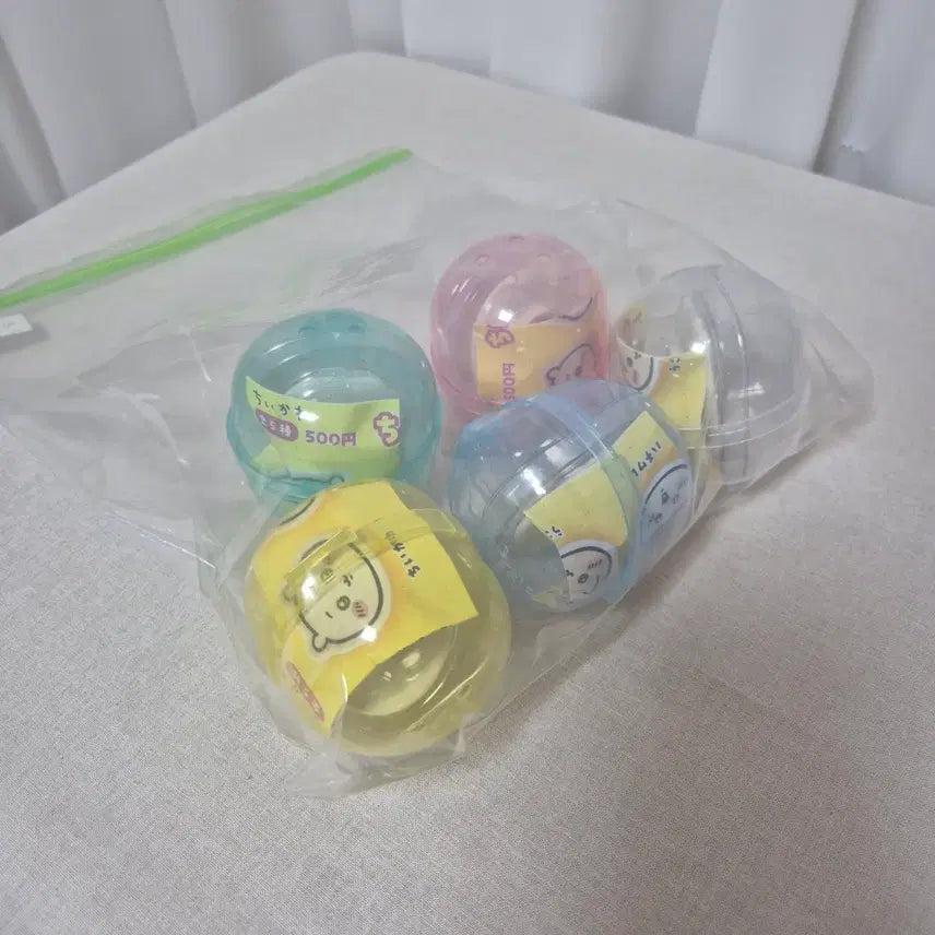 [BUNJANG] Chiikawa 5-Piece Plate Gacha Set (Sealed) / [풀셋]치이카와 접시 가챠 5종(미개봉)