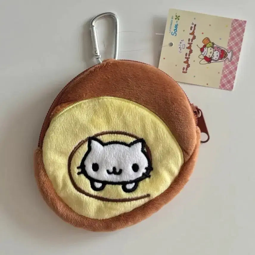 [BUNJANG] Nyan Nyan Nyan Co. Cake Pouch Doll Keychain (Vintage Cat) / 냥냥냥코 케이크 파우치 인형 키링 고전 냥코 유우시