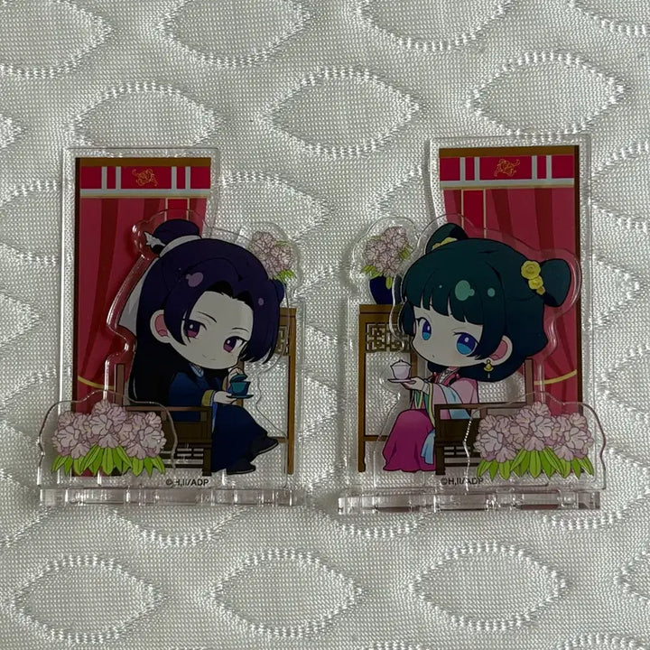 [BUNJANG] The Apothecary Diaries Chibi Acrylic Diorama Stand Set (Jinshi, Maomao) / 약사의 혼잣말 치비 아크릴 디오라마 스탠드 세트 진시 마오마오