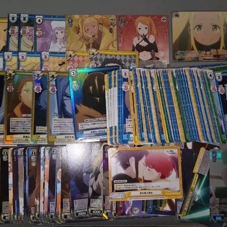 [BUNJANG] Re:Zero Weiẞ Schwarz Weiß Schwarz Reborn as a Different World Rebirth Original Japanese Card Bundle Set / 일어판 정식 굿즈 리제로카드 일괄판매 (바이스슈발츠, 리버스폴유)