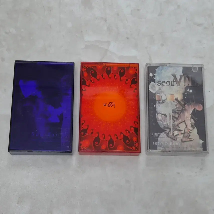 [BUNJANG] Seo Taiji Solo Cassette Tape 3-Set / 서태지 솔로 카세트 테이프 3종 세트