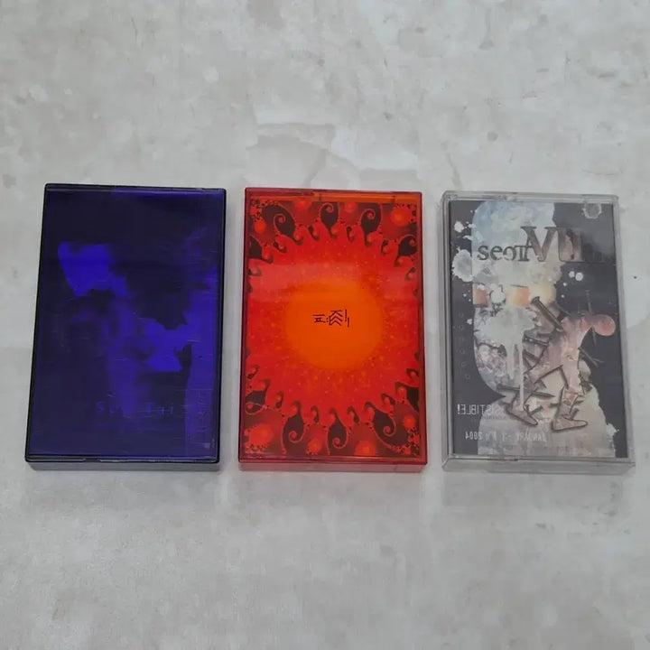 [BUNJANG] Seo Taiji Solo Cassette Tape 3-Set / 서태지 솔로 카세트 테이프 3종 세트