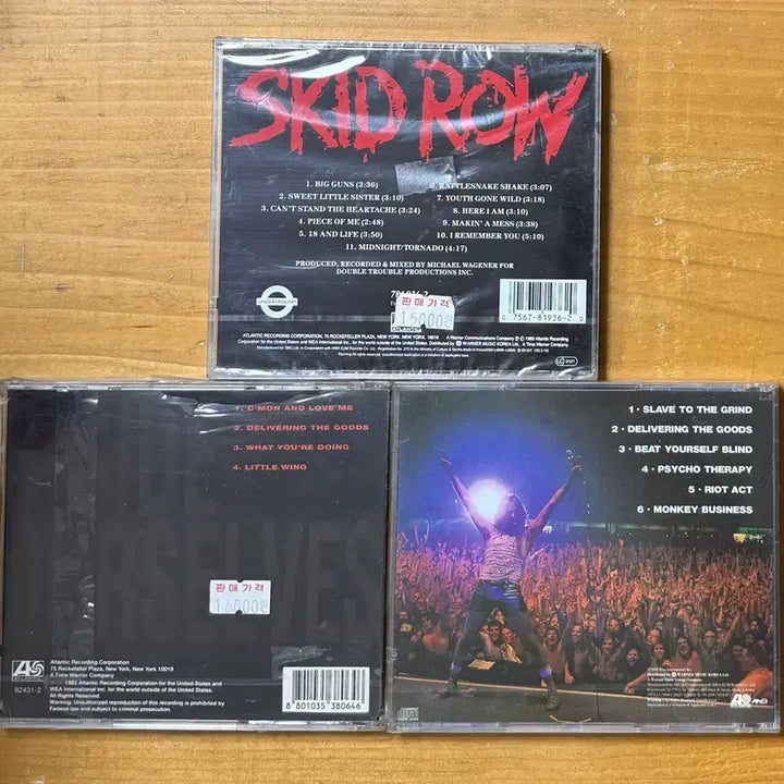 [BUNJANG] Skid Row CD Collection (Sealed) / 스키드 로우 (SKID ROW) 시디 모음 -미개봉-