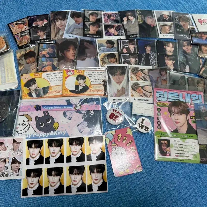 [BUNJANG] RIIZE Non-Official Pin Badges Bundle Set (Shotaro, Sungchan, Eunseok, Wonbin, Sohee, Anton) / 라이즈 비공굿 쇼타로성찬은석원빈소희앤톤 핀뱃지 생카 부채