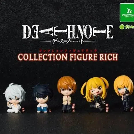 [BUNJANG] Death Note Figure Collection Rich Gacha Full Set of 5 (L, Light, Misa, Near, Mello) / 데스노트 피규어 컬렉션 리치 가챠 전5종 풀세트 엘 라이토 미사 니아 멜로