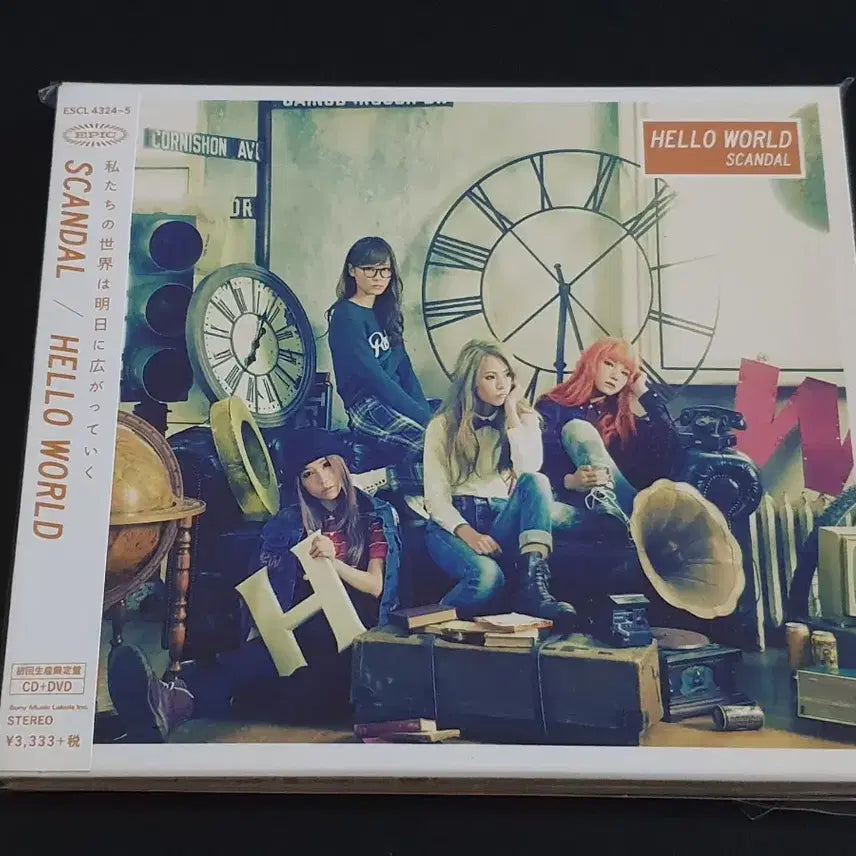 [BUNJANG] SCANDAL HELLO WORLD Limited Edition CD+DVD / SCANDAL 스캔달 6집 앨범 HELLO WORLD (CD+DVD) 한정반