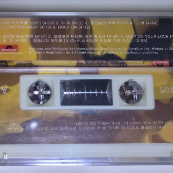 [BUNJANG] White Bank Jeong Si-ro Yoo Young-seok Project Unsealed Cassette Tape / 화이트뱅크 / 정시로 유영석 프로젝트  (미개봉 카세트테이프)
