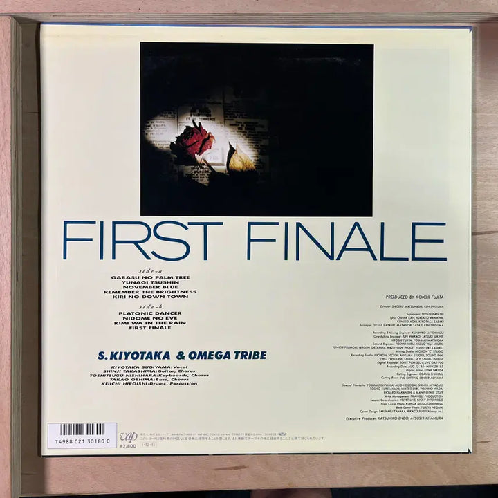[BUNJANG] S. Kiyotaka &amp; Omega Tribe First Finale 1985 Japan LP / S. Kiyotaka &amp; Omega Tribe First Finale 일본 1985년 LP
