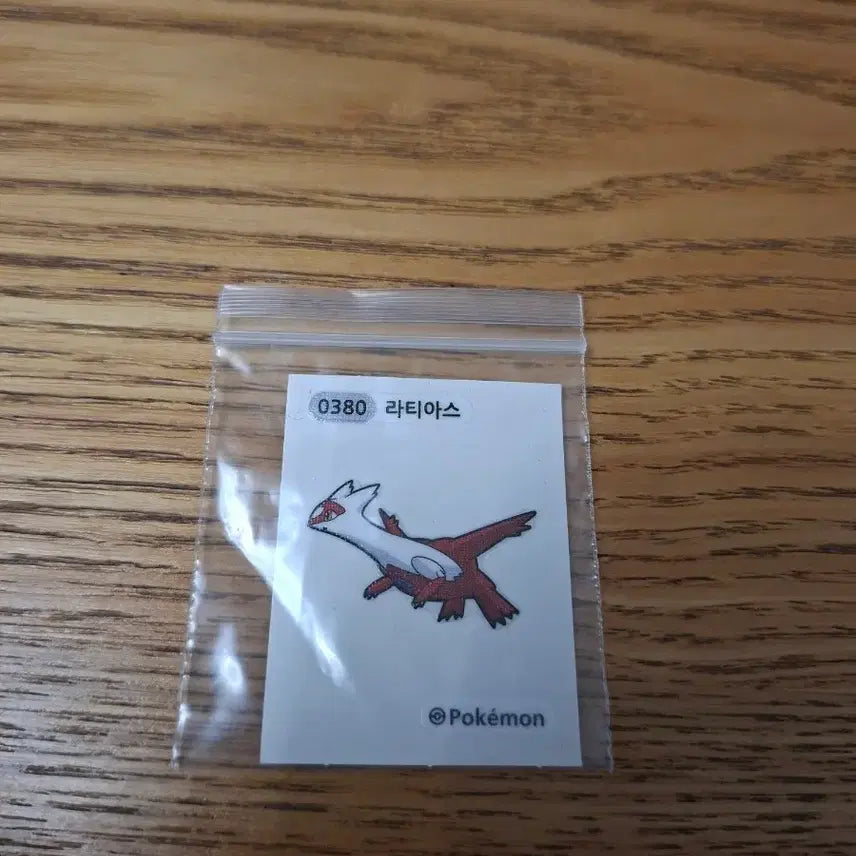 [BUNJANG] Pokemon Card Latias 0380 Sticker Ttibu Seal / 포켓몬카드 라티아스 0380 스티커 띠부씰