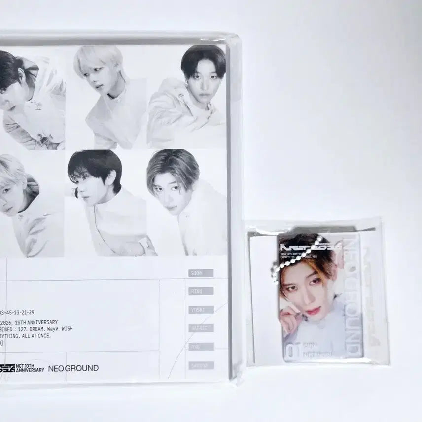 [BUNJANG] NCT NEO CITY: NATION - THE UNITY ZION Lenticular Keyring / 엔시티 네오그라운드 엔시티위시 시온 렌티큘러 키링 그룹포토