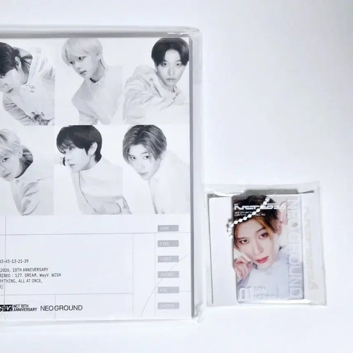 [BUNJANG] NCT NEO CITY: NATION - THE UNITY ZION Lenticular Keyring / 엔시티 네오그라운드 엔시티위시 시온 렌티큘러 키링 그룹포토