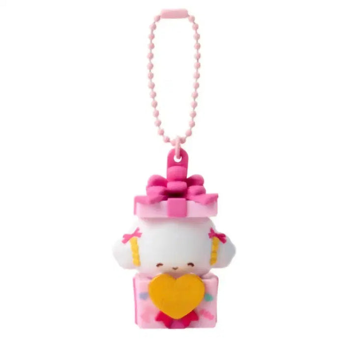 [BUNJANG] Sanrio 55th Anniversary Wrapping Paper Figure Corgi Myu Keyring / 산리오 55주년 랩핑페이퍼 피규어 코기뮹 키링