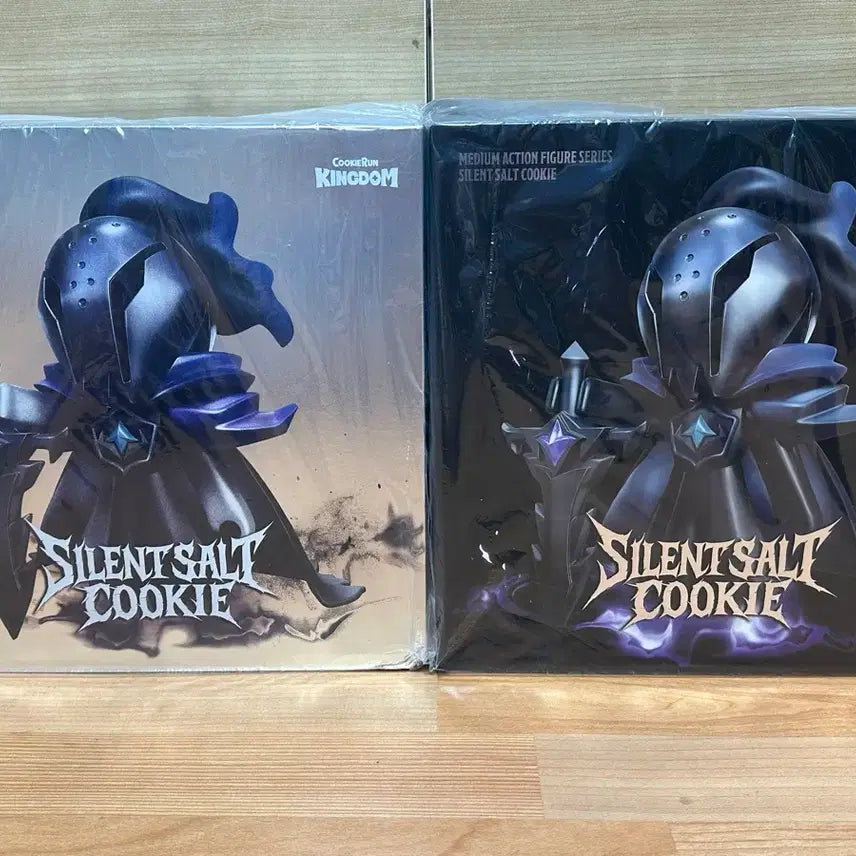 [BUNJANG] Cookie Run Kingdom Silent Salt Cookie Medium Action Figure (Metallic &amp; Standard) - Sealed Bundle Set / 쿠키런 사일런트솔트 쿠키 중형 액션 피규어 메탈릭, 일반 일괄