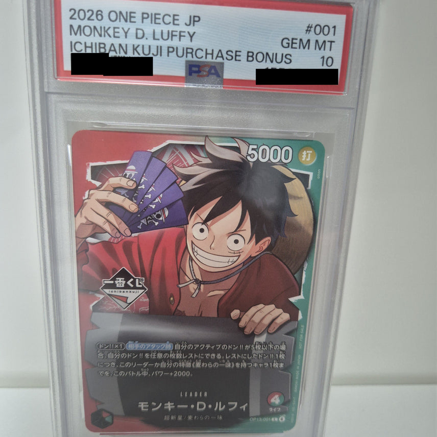 [BUNJANG] One Piece TCG Luffy Promotion Card O13-001 PSA 10 / 원피스 TCG 루피 프로모션 카드 O13-001 PSA10