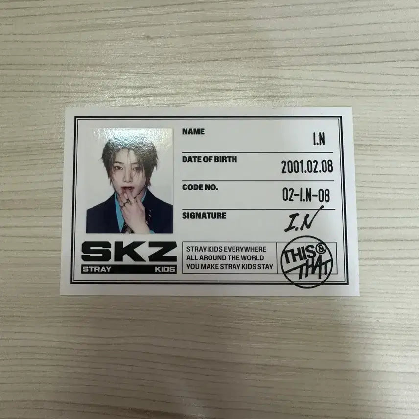 [BUNJANG] Stray Kids I.N D&
