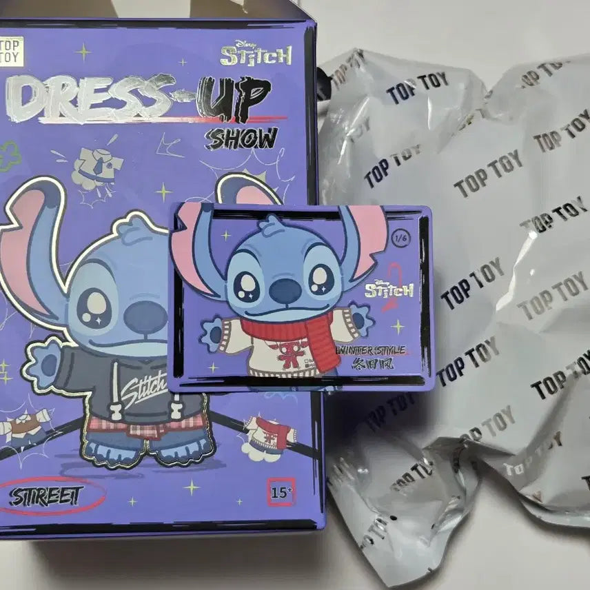 [BUNJANG] Top Toy Stitch Dress Up Winter Red Scarf / [미개봉]탑토이 스티치 드레스업 윈터 레드목도리