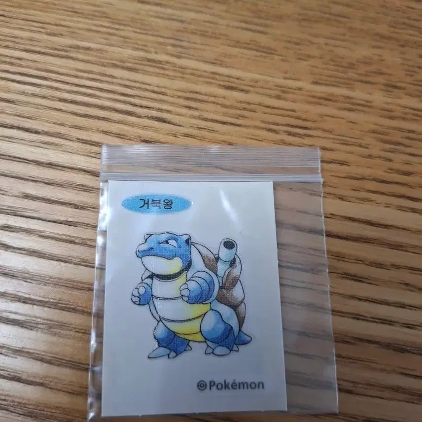[BUNJANG] Pokemon Artwork Blastoise Sticker Ttibu-seal / 포켓몬 아트워크 거북왕 스티커 띠부씰