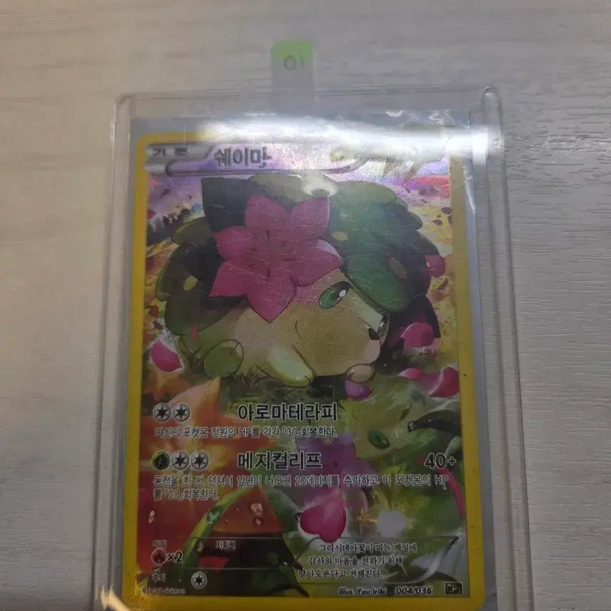 [BUNJANG] 2016 Shaymin CP5 Rare Ancient Card / 2016 쉐이미 cp5 희귀고대카드 판매합니다