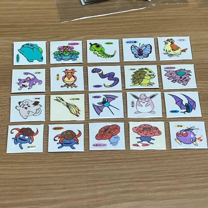 [BUNJANG] 1999 Pokemon Sticker (Unused Seal) / 99년(구버전) 포켓몬(안뗀씰)