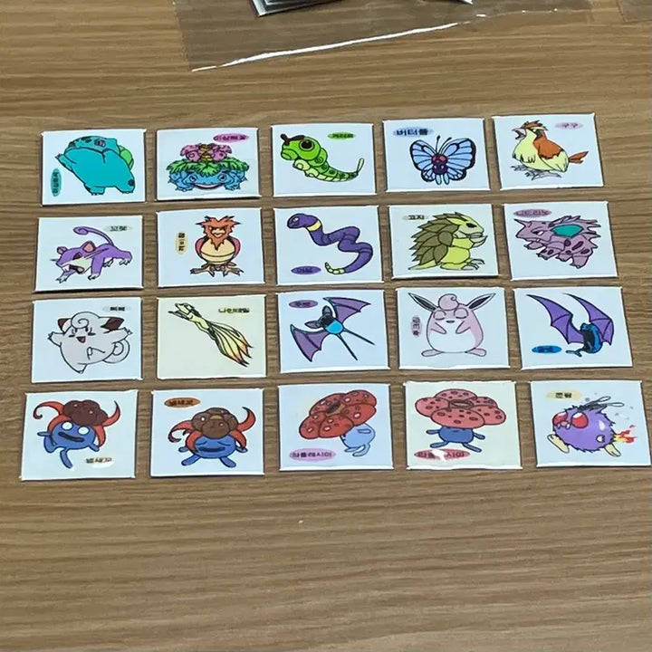 [BUNJANG] 1999 Pokemon Sticker (Unused Seal) / 99년(구버전) 포켓몬(안뗀씰)