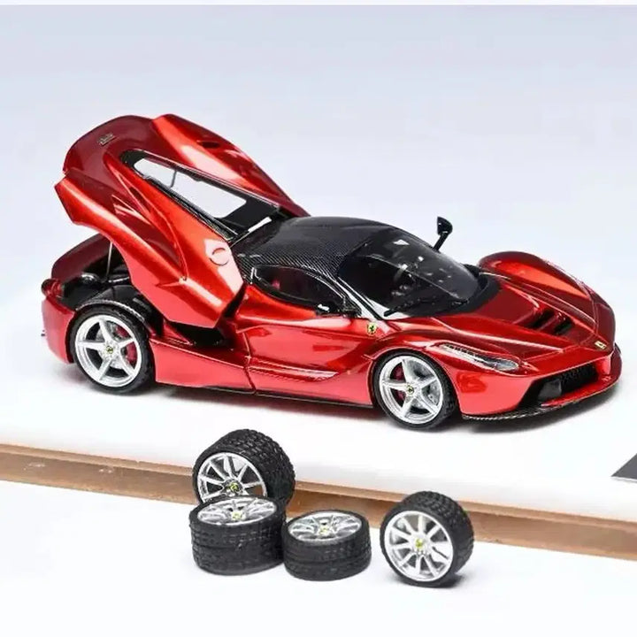 [BUNJANG] Street Buster 1:64 Ferrari LaFerrari Engine Open Diecast Model / 1:64 페라리 라페라리 엔진룸 오픈 다이캐스트