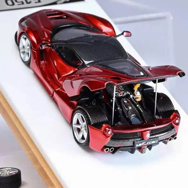 [BUNJANG] Street Buster 1:64 Ferrari LaFerrari Engine Open Diecast Model / 1:64 페라리 라페라리 엔진룸 오픈 다이캐스트
