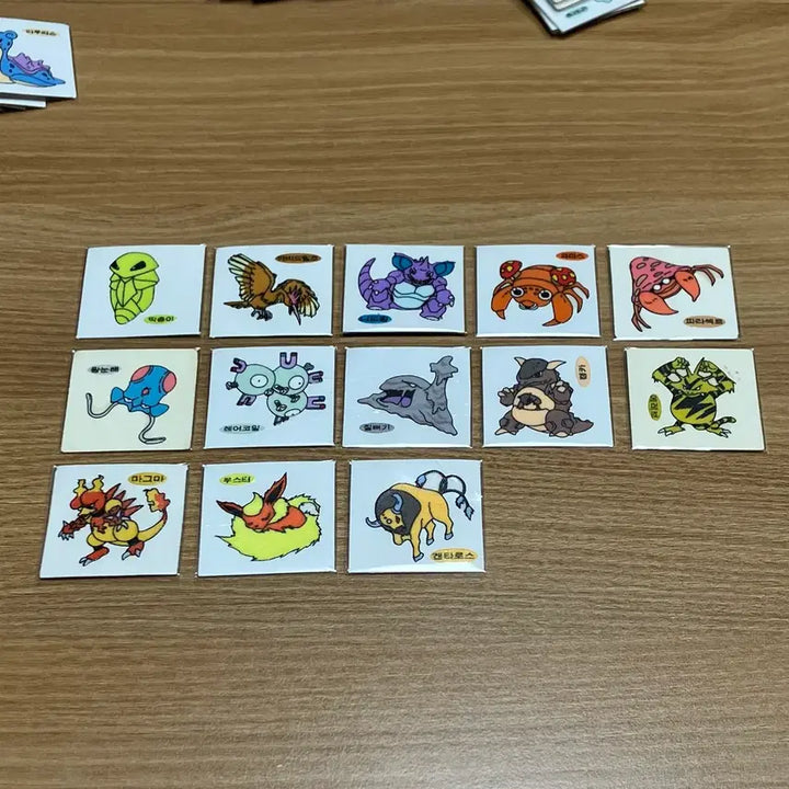 [BUNJANG] 1999 Pokemon Unsealed Sticker / 99년(구버전) 포켓몬(안뗀씰)