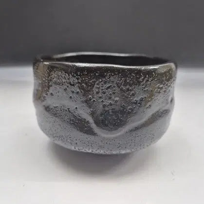 [BUNJANG] 17th Generation Eiraku Sen Goro Black Glazed Rakuda Ware Tea Bowl / 17대 영락선 고로(이이전)흑유- 라쿠다완/