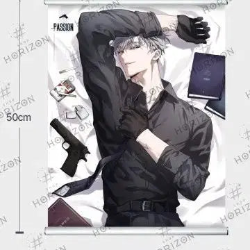 [BUNJANG] PASSION (패션) Illyu Black Cat Power Theme Giant Mouse Pad Scroll / last one) 패션(PASSION) 족자봉 일레이 흑묘력 테마 자이언트 마우스 패드