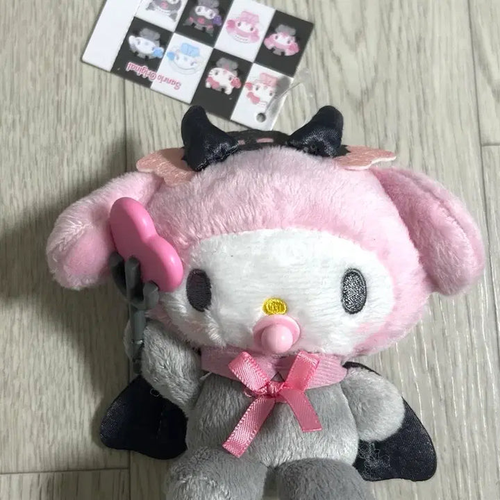 [BUNJANG] Sanrio My Melody Baby Devil Mascot Plush Keychain / 마이멜로디 베이비 악마 마스코트 누이 키링 산리오