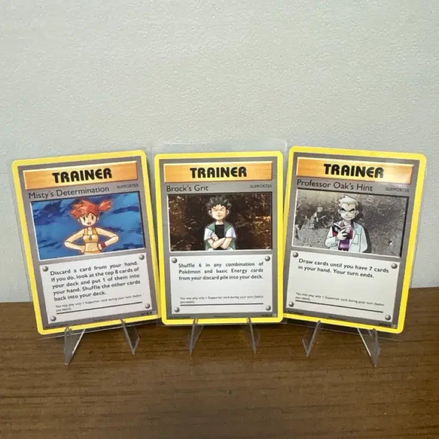 [BUNJANG] Pokemon Card XY Revolution - Kasumi, Takeshi, Professor Oak / 포켓몬카드 XY 레볼루션 이슬이 웅이 오박사