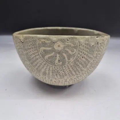 [BUNJANG] Karatsu Yagi Mishima Buncheong Ware Tea Bowl / 골동품.가라츠야기미시마 -분청다완/