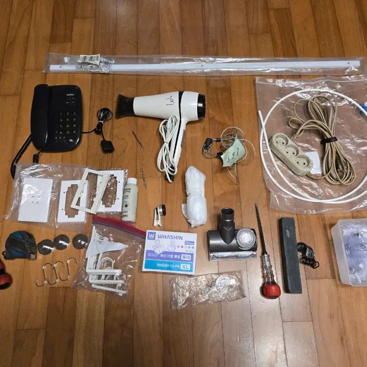 [BUNJANG] Goldstar Wired Landline Phone (1993) Bundle / 레트로 1993년 골드스타 유선전화기 외 모두일괄 택포