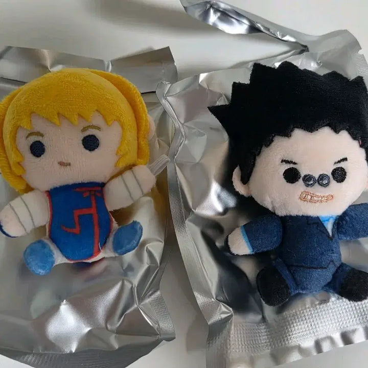 [BUNJANG] Hunter x Hunter Shanghai Pop-up Chibi Plush Dolls: Kurapika &amp; Leorio Bundle Set / 헌터x헌터 상하이 팝업 달리는 인형 크라피카 레오리오 일괄