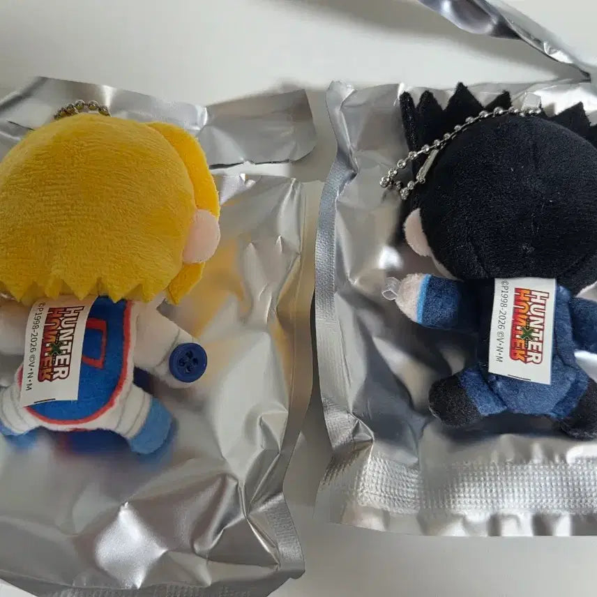 [BUNJANG] Hunter x Hunter Shanghai Pop-up Chibi Plush Dolls: Kurapika &amp; Leorio Bundle Set / 헌터x헌터 상하이 팝업 달리는 인형 크라피카 레오리오 일괄