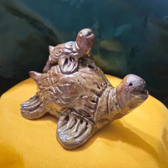 [BUNJANG] Koto Mother and Child Turtle Inkstone Water Dropper / 고토기 모자자거북 연적