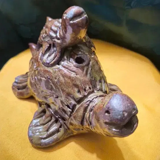 [BUNJANG] Koto Mother and Child Turtle Inkstone Water Dropper / 고토기 모자자거북 연적